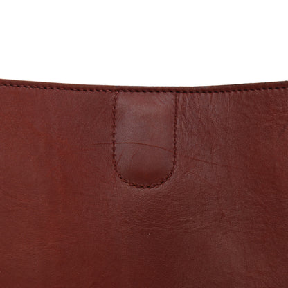 Celine Natural Calfskin Sangle Bucket Bag Red Wood 11 of 15