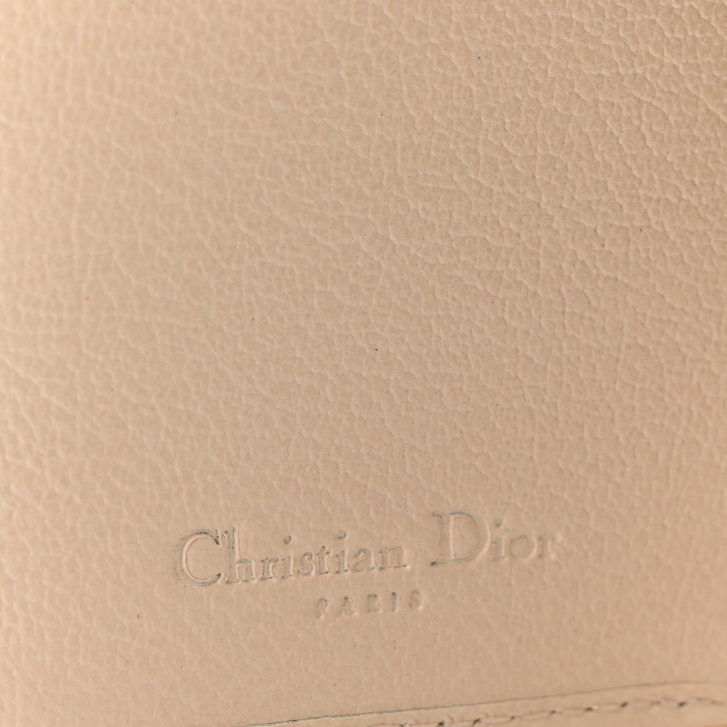 Christian Dior Monogram Vintage Flowers Flap Wallet Beige 6 of 7