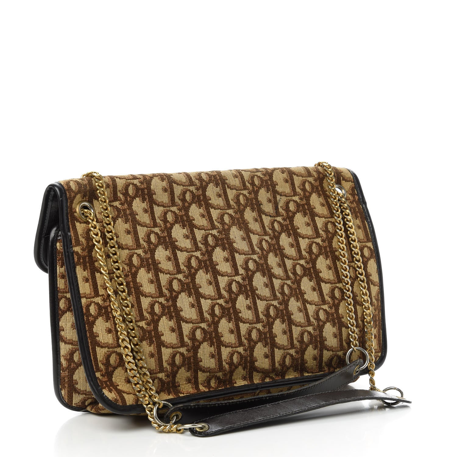 Christian Dior Monogram Shoulder Bag Brown 3 of 9