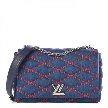 Louis Vuitton Denim Malletage GO-14 MM Denim Dark 1 of 9