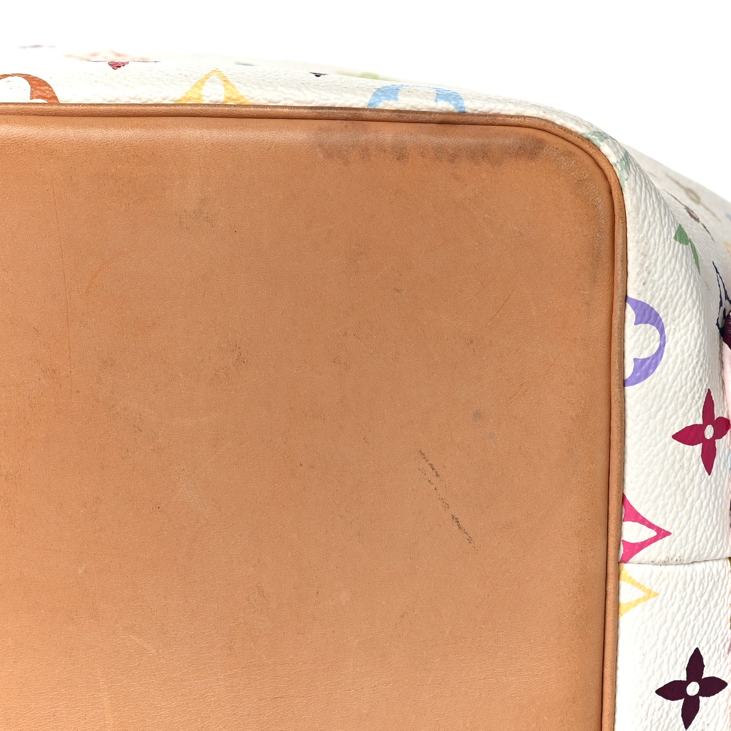 Monogram Multicolor Petit Noe White