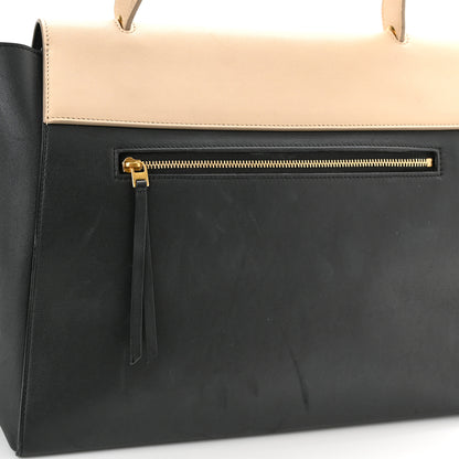Celine Smooth Calfskin Small Bi-Color Belt Bag Black Cream 13 of 14