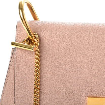 Chloe Grained Lambskin Medium Drew Shoulder Bag Cement Pink 9 of 12
