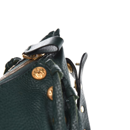 Valentino Garavani Grained Calfskin C-Rockee Fringe Hobo Light Emerald 10 of 12