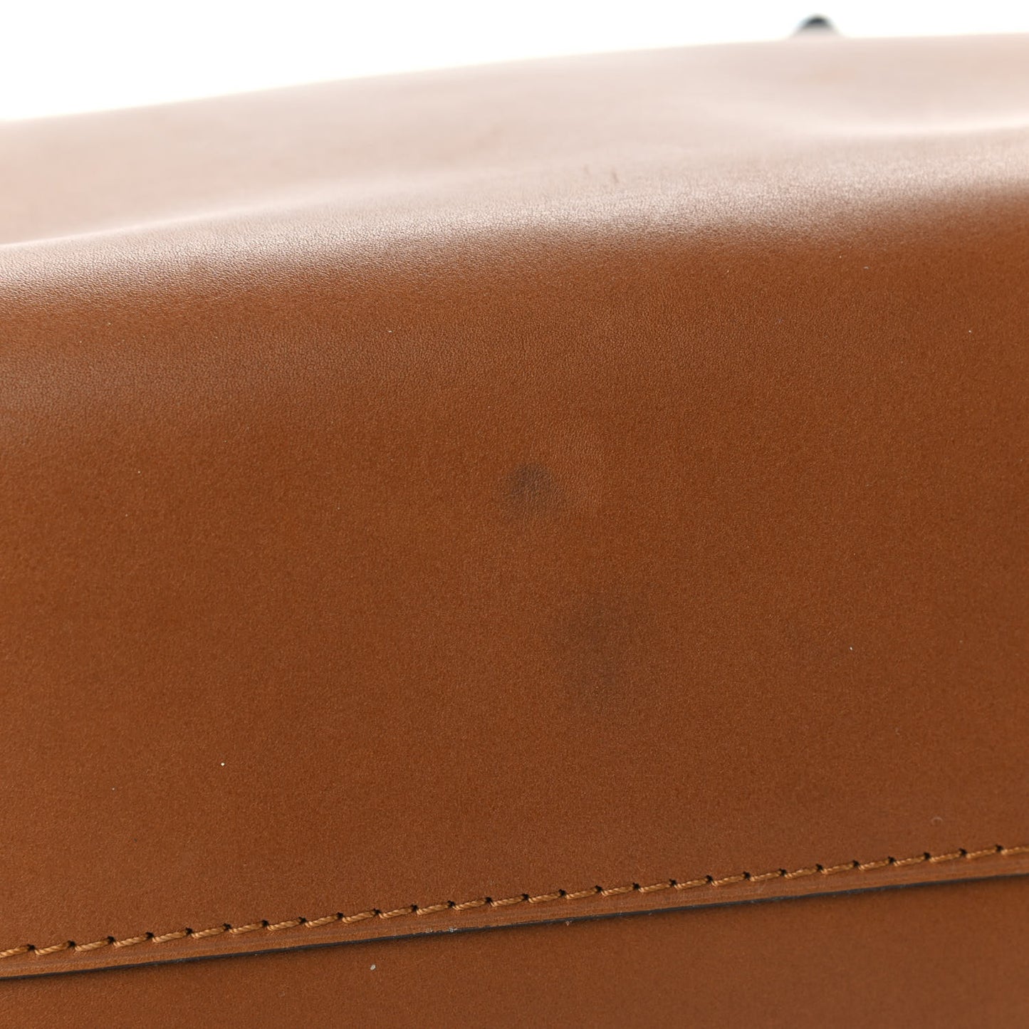 Monogram Cuir Orfevre Tote W PM Noisette