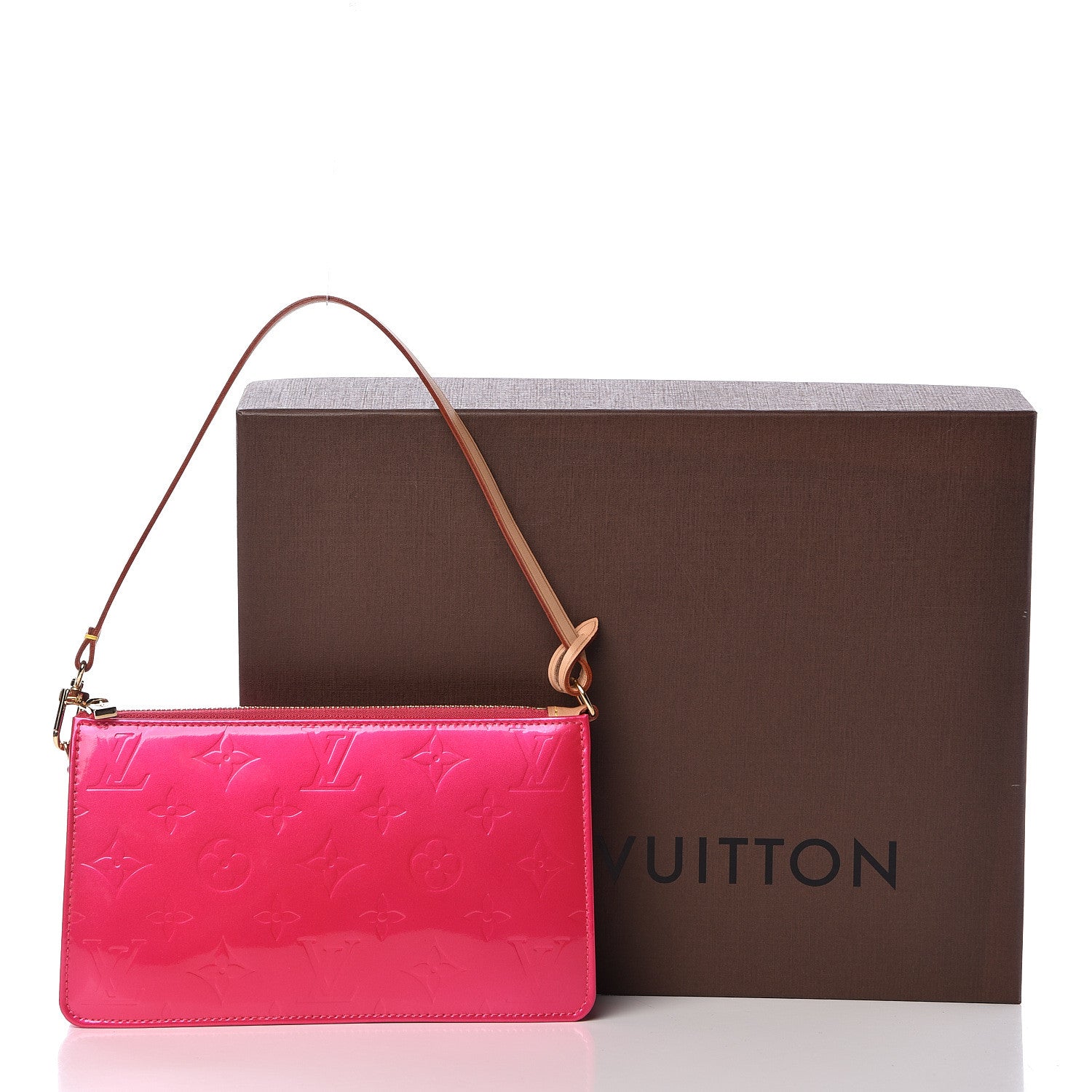 Louis Vuitton Vernis Lexington Pochette Fuchsia 11 of 11