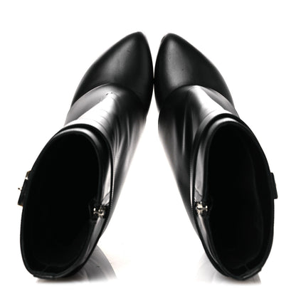 Givenchy Calfskin Shark Lock Ankle Boots 41 Black 2 of 15