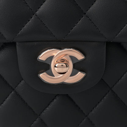 Chanel Lambskin Quilted Small Double Flap Black 12 of 12