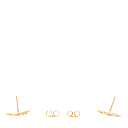 Tiffany 18K Yellow Gold Bow Earrings 3 of 4
