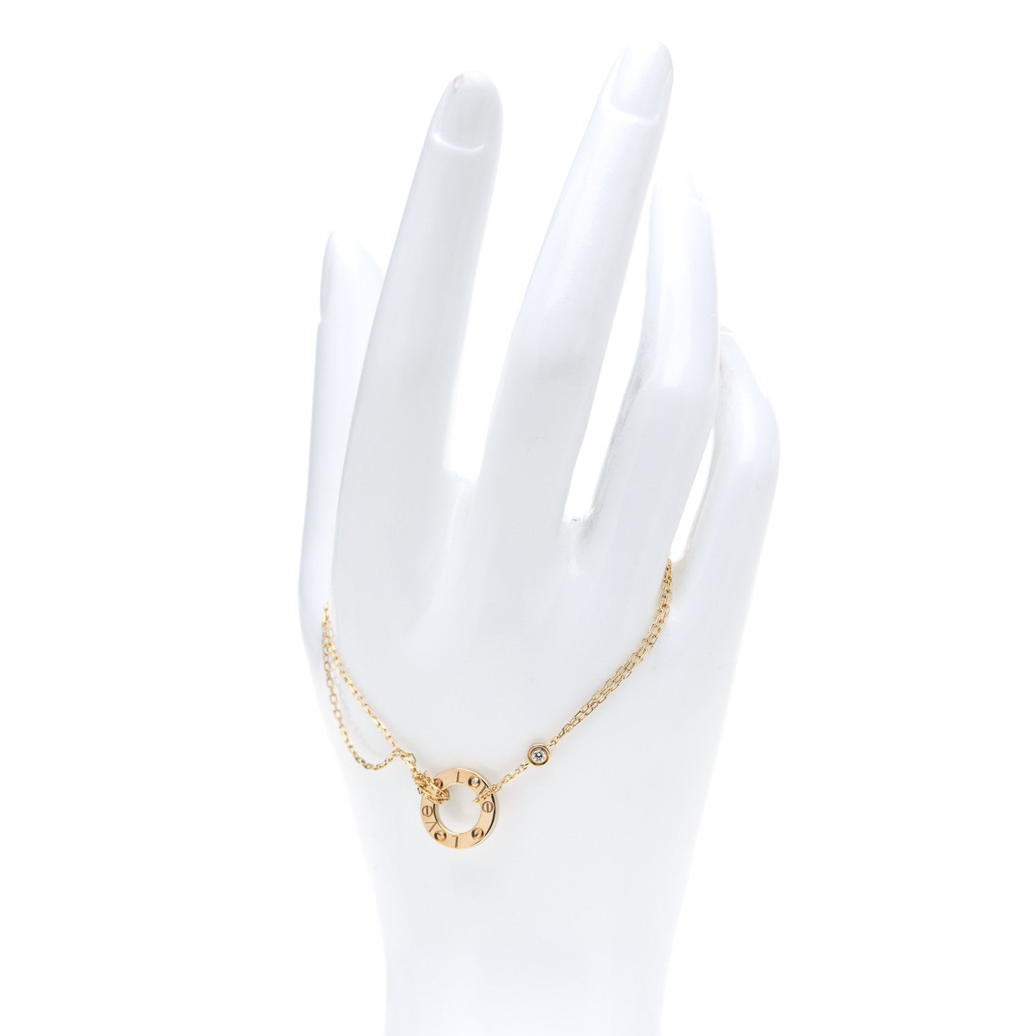 Cartier 18K Yellow Gold Diamond LOVE Bracelet 2 of 5