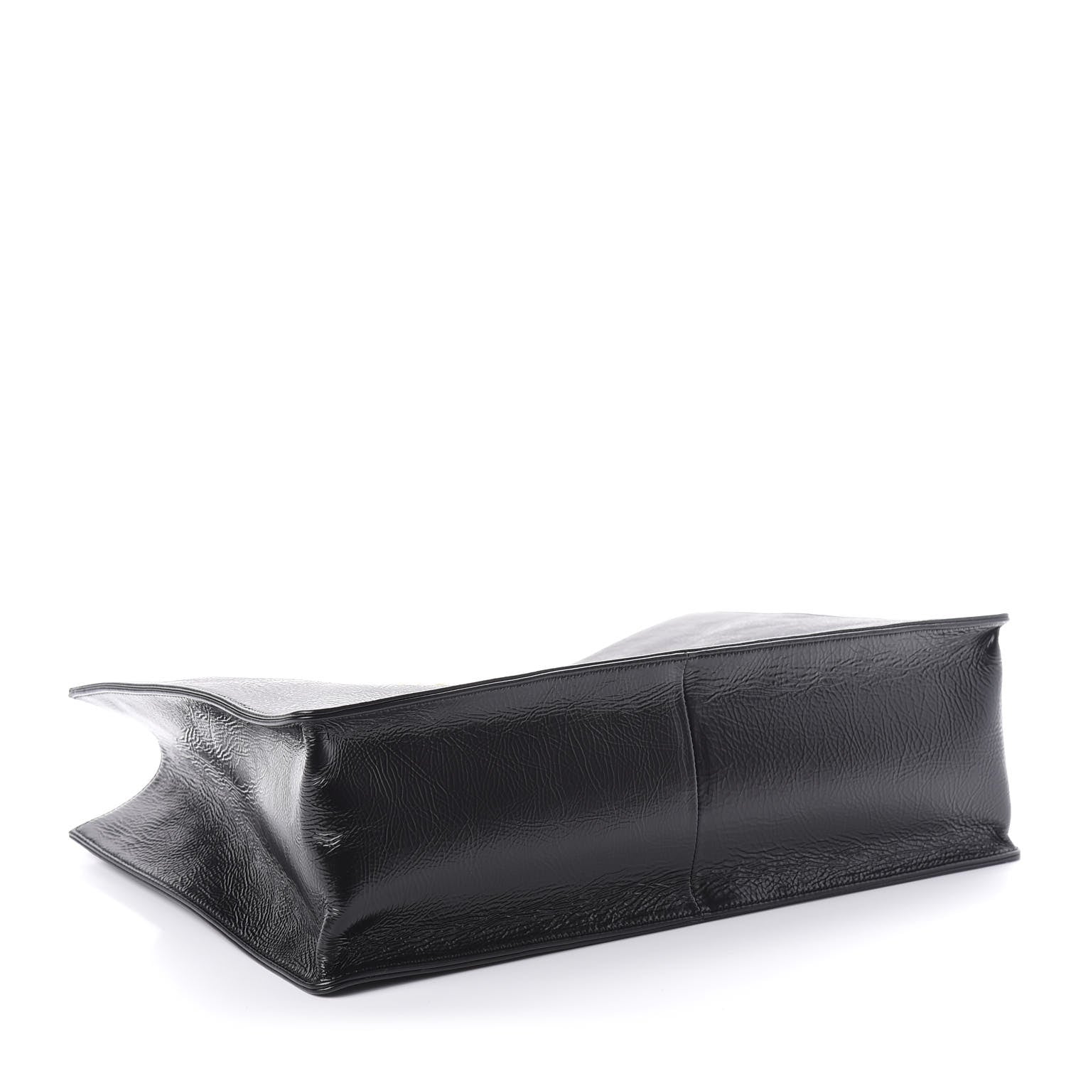 Chanel Shiny Aged Calfskin Shopping Bag Black 4 of 11