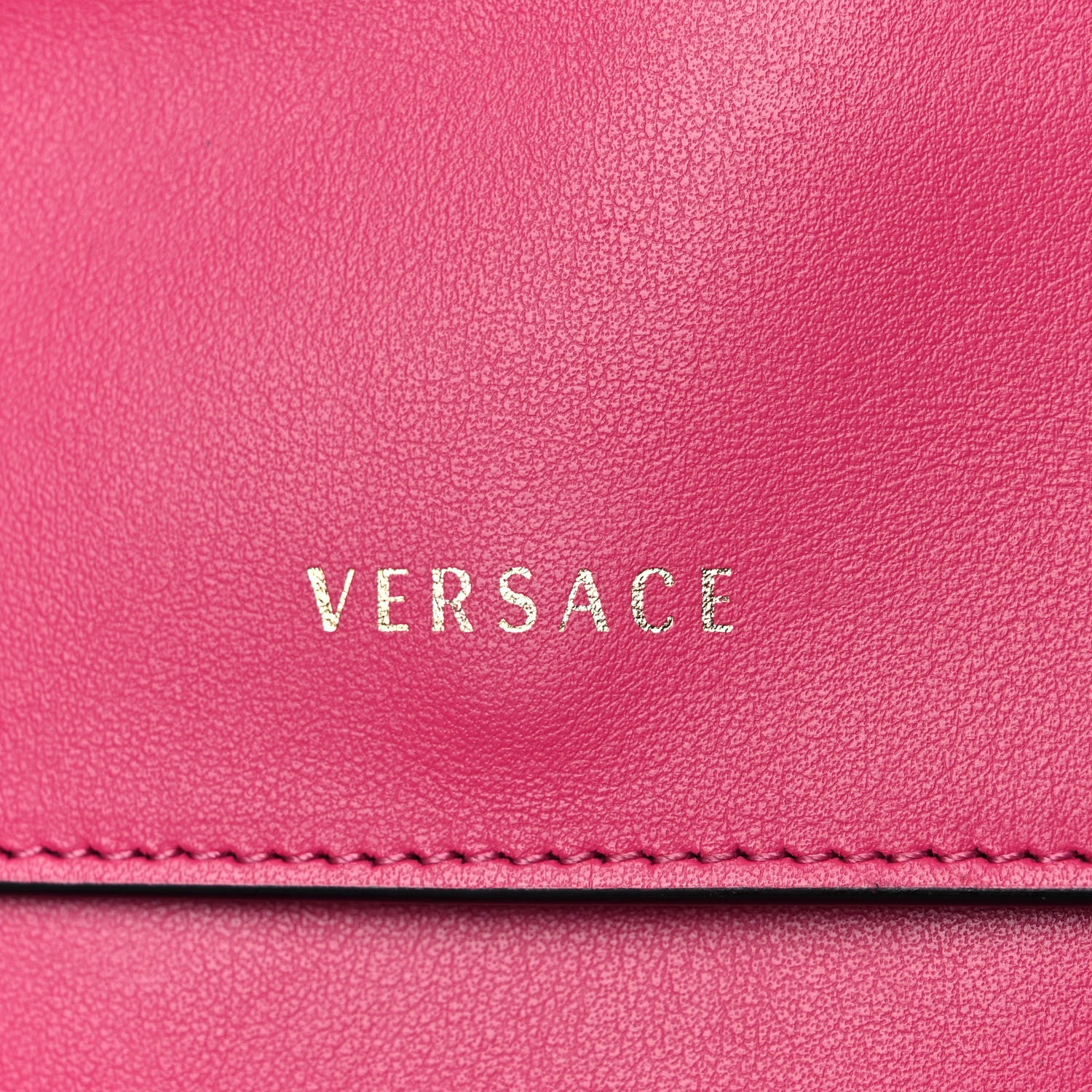Versace Calfskin Palazzo Tote Pink 7 of 14
