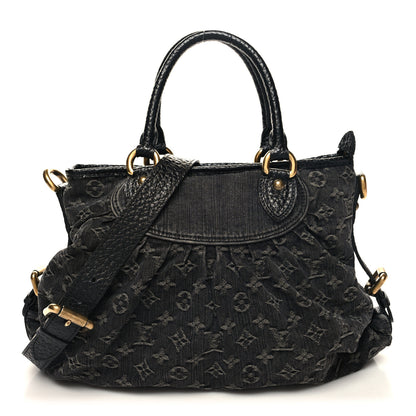 Louis Vuitton Denim Neo Cabby MM Black 1 of 9