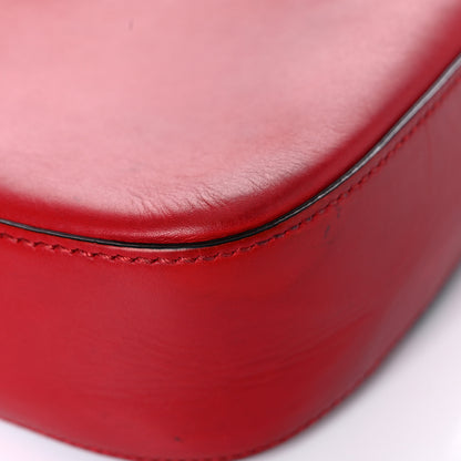 Gucci Calfskin Web Small Webby Bee Shoulder Bag Red 11 of 35