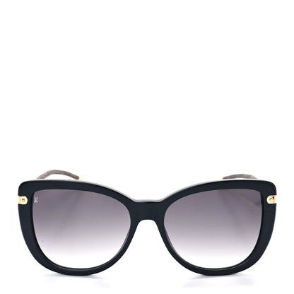 Louis Vuitton Monogram Acetate Charlotte Sunglasses Z0781W Black 2 of 8