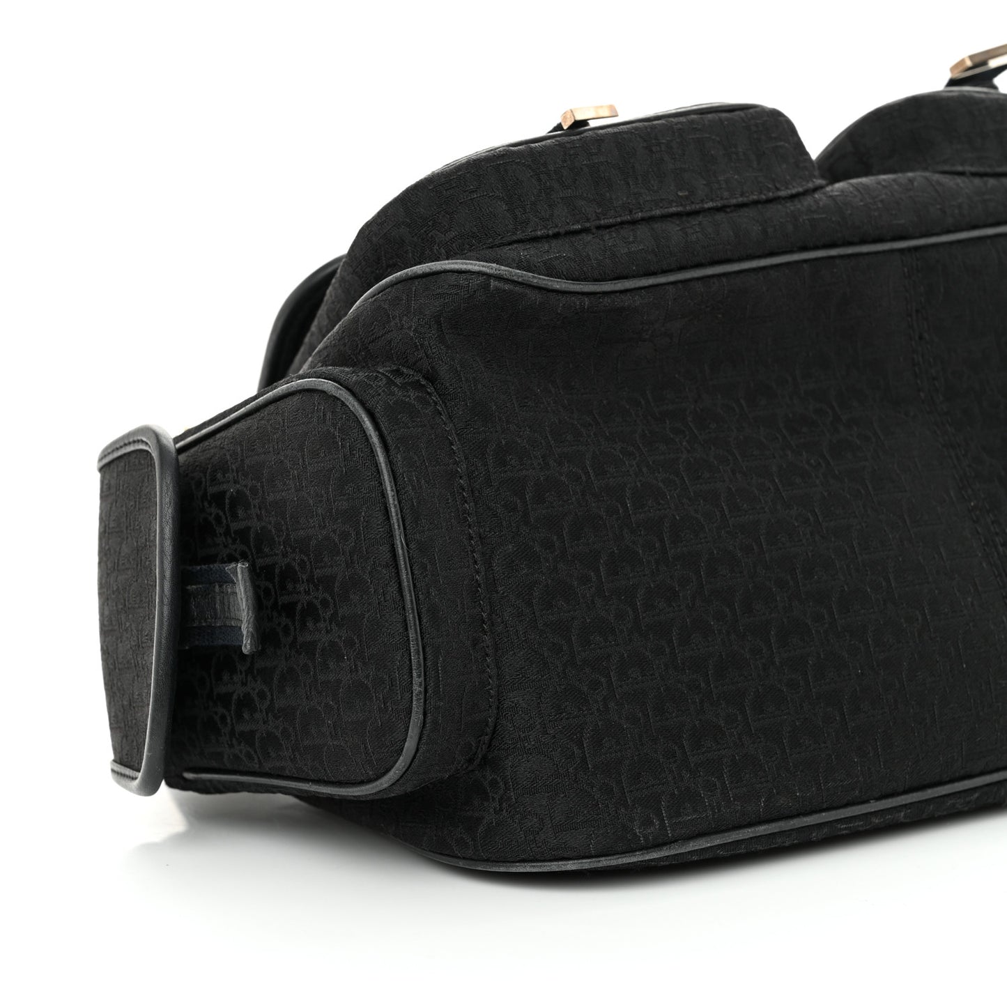 Monogram Pocket Satchel Black