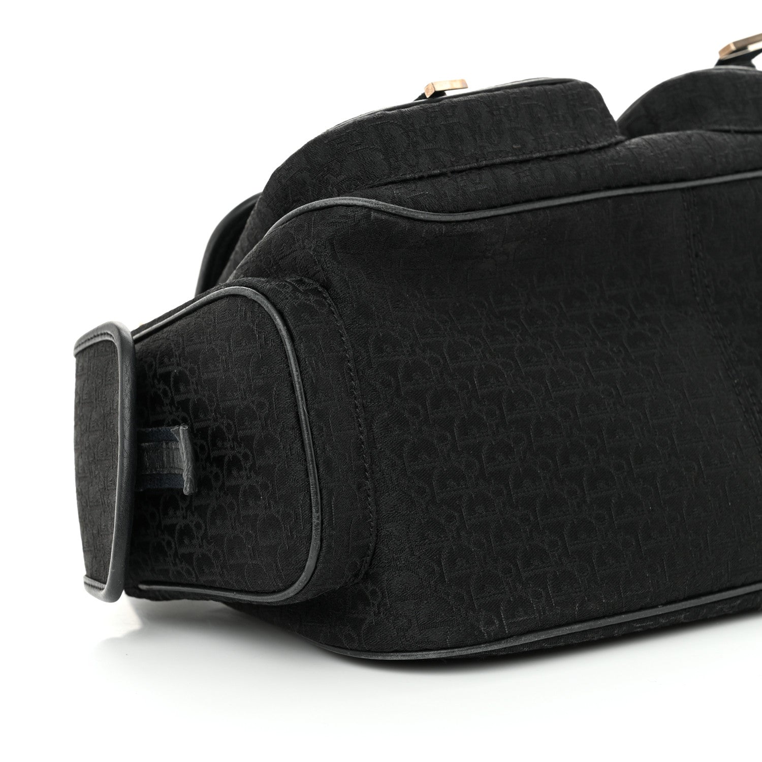 Christian Dior Monogram Pocket Satchel Black 9 of 17