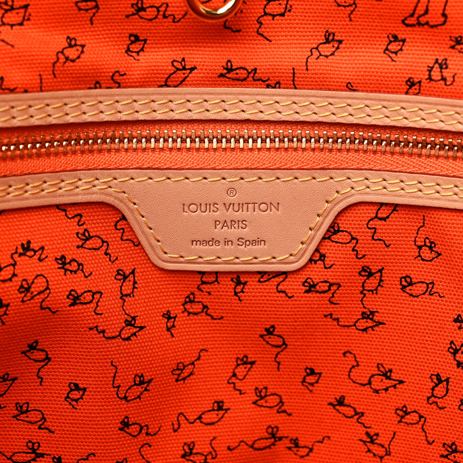 Louis Vuitton Catogram Neverfull MM Marron 7 of 10