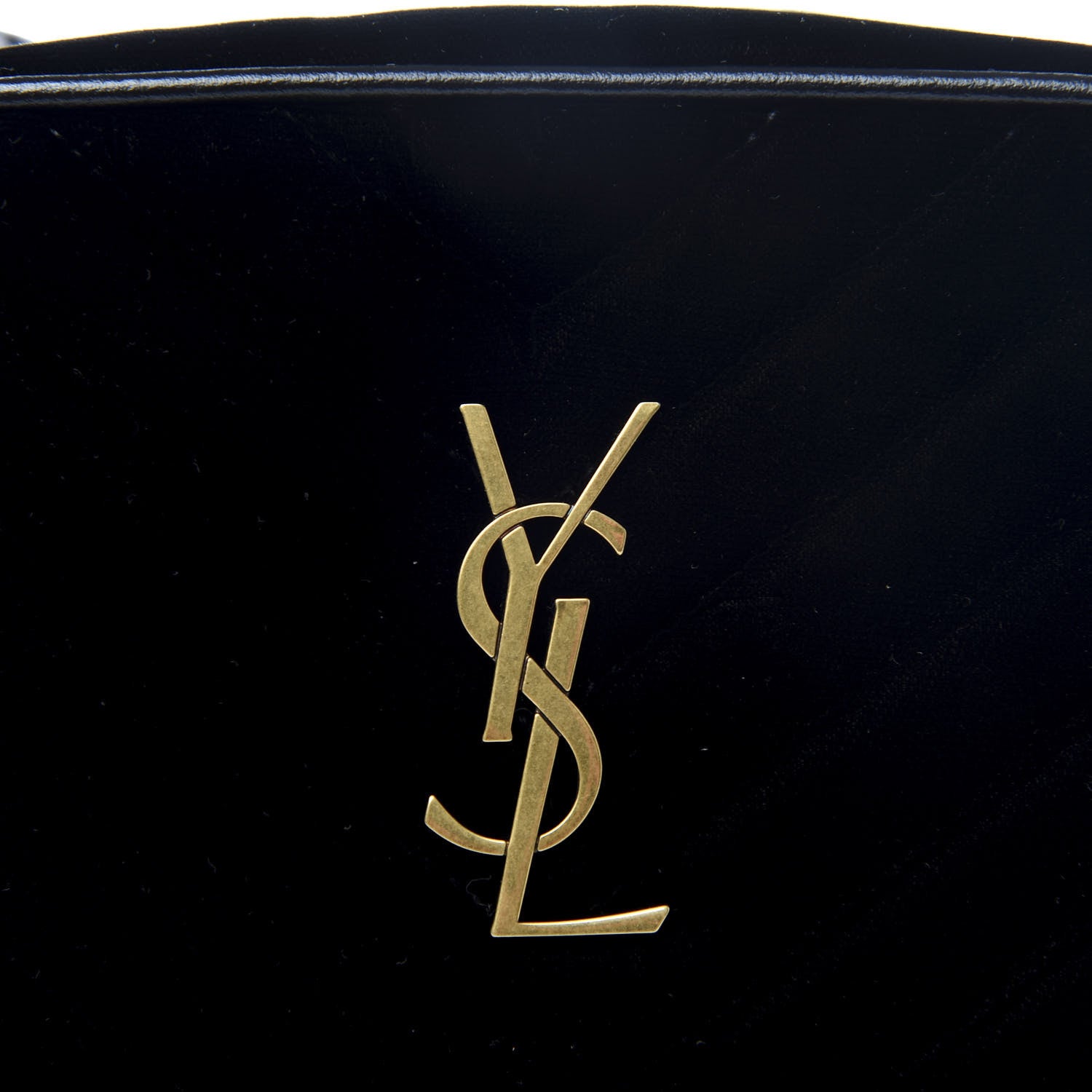 Saint Laurent Velour Matelasse Monogram Lou Belt Bag Black 8 of 8