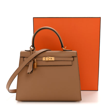Hermes Epsom Kelly Sellier 25 Chai 15 of 15