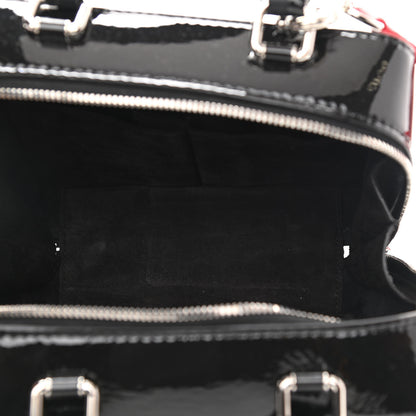 Chanel Patent Quilted Travel Kit Vanity Case Black 5 of 12