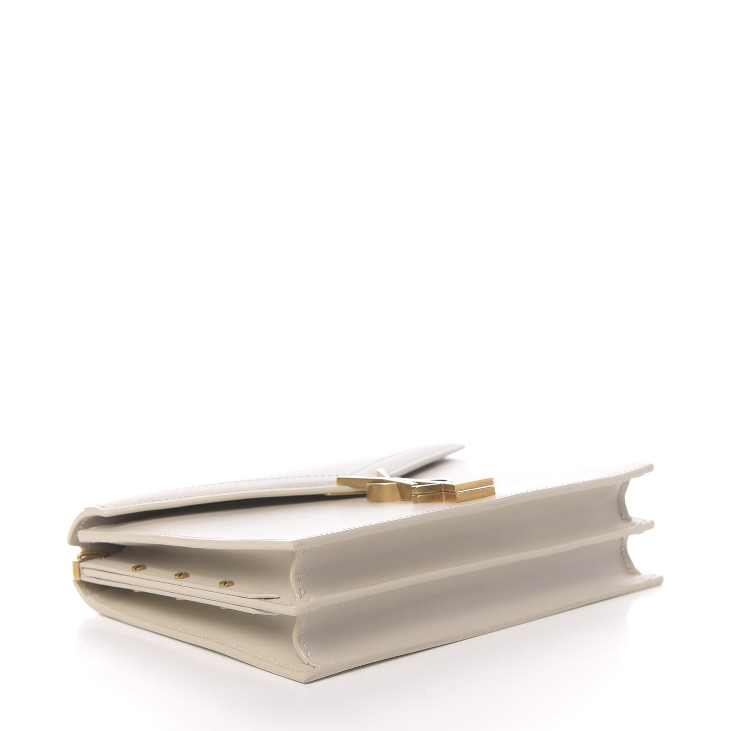 Calfskin Monogram Cassandra Clasp Bag Porcellana