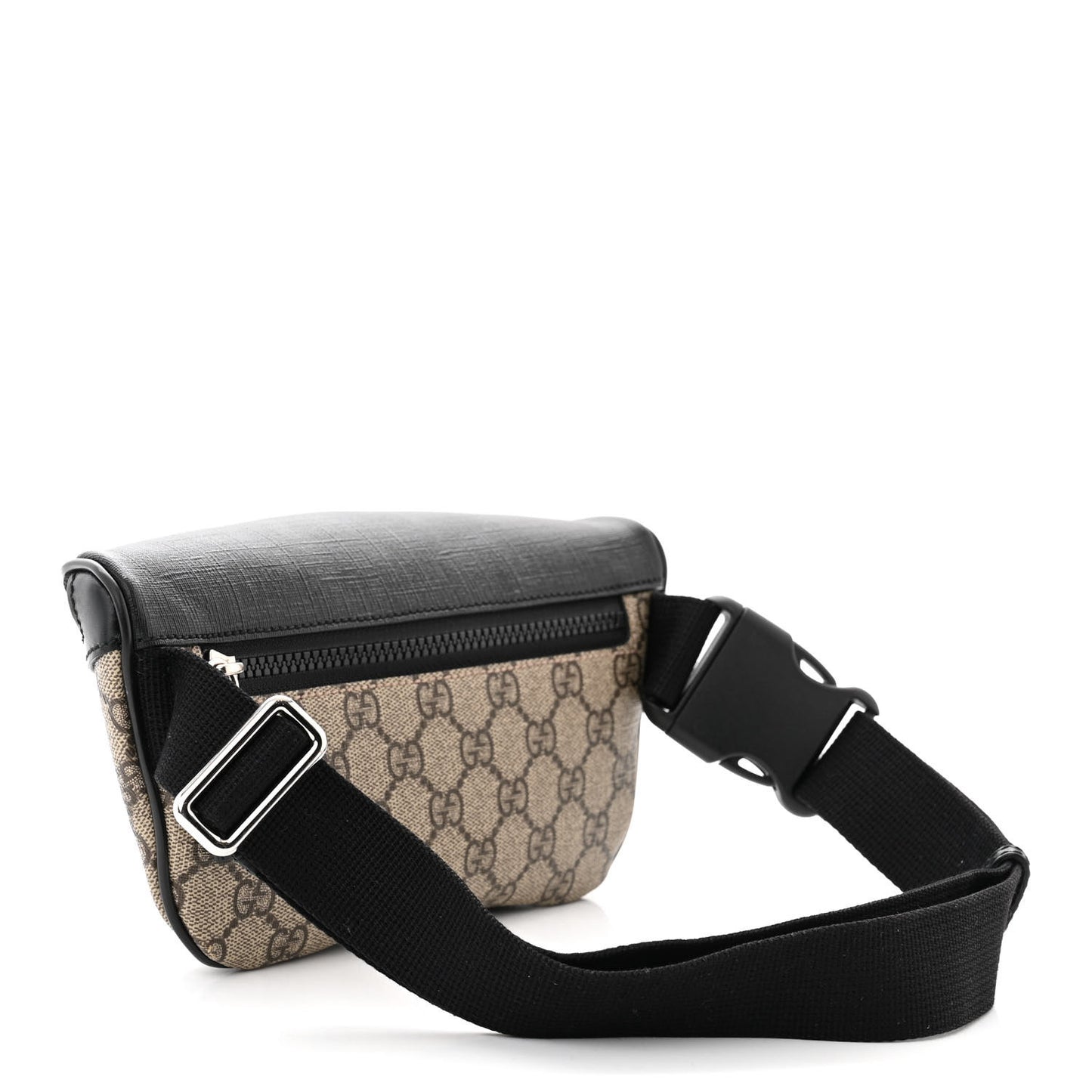 GG Supreme Monogram Belt Bag Black