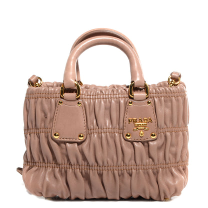 Prada Nappa Gaufre Mini Crossbody Bag Cammeo 1 of 10