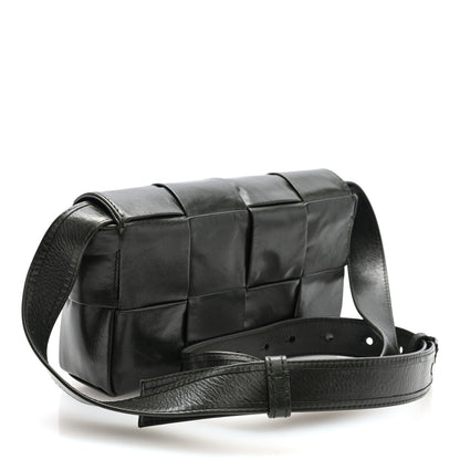 Bottega Veneta Paper Calfskin Intreccio Cassette Belt Bag Camping 3 of 9