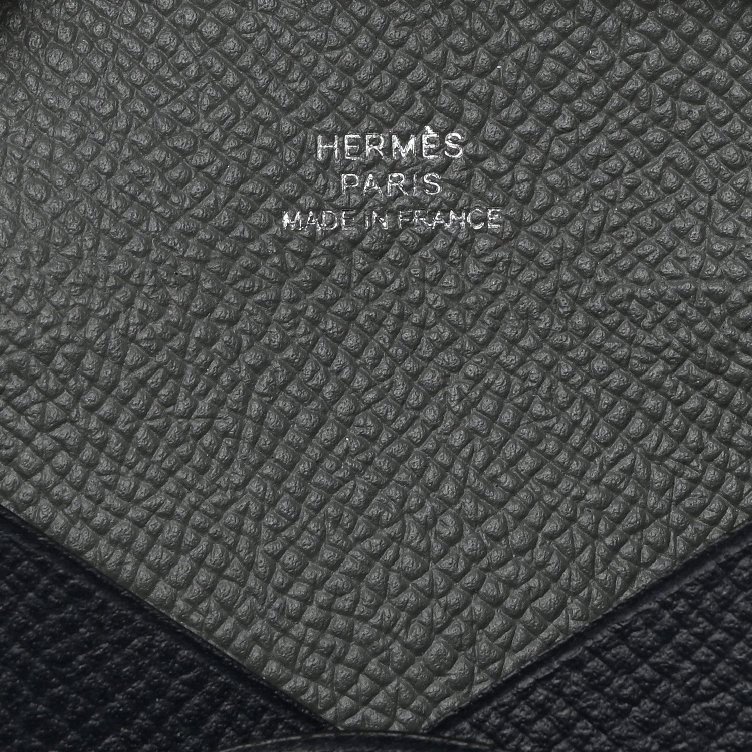 Hermes Epsom Verso Bastia Coin Purse Black 6 of 8