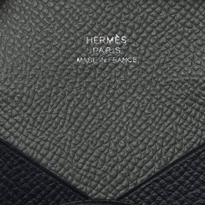 Hermes Epsom Verso Bastia Coin Purse Black 6 of 8