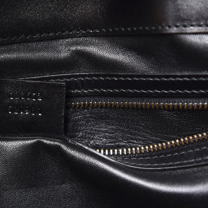 Gucci Calfskin Medium Lady Buckle Top Handle Bag Black 8 of 13