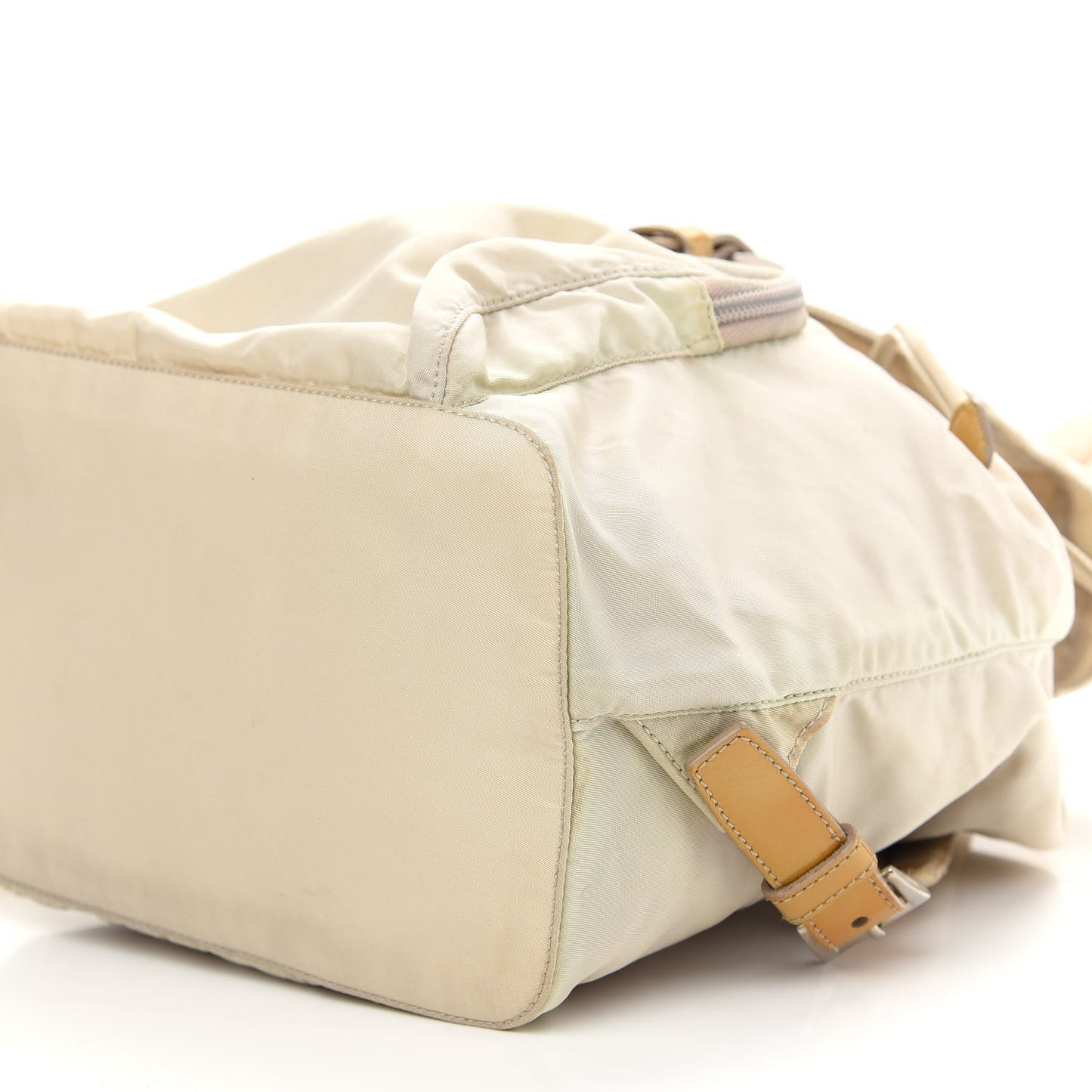 Nylon Vela Patent Backpack Sabbia