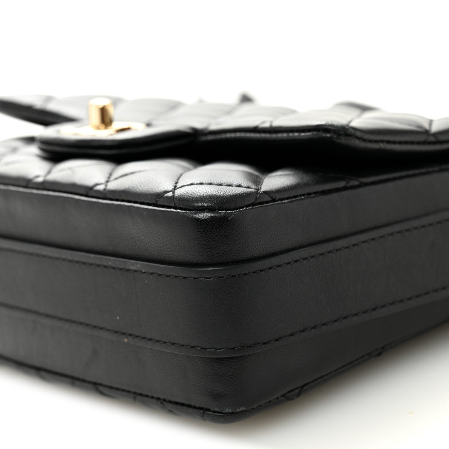 Calfskin Quilted Bolero De Chanel Flap Bag Black