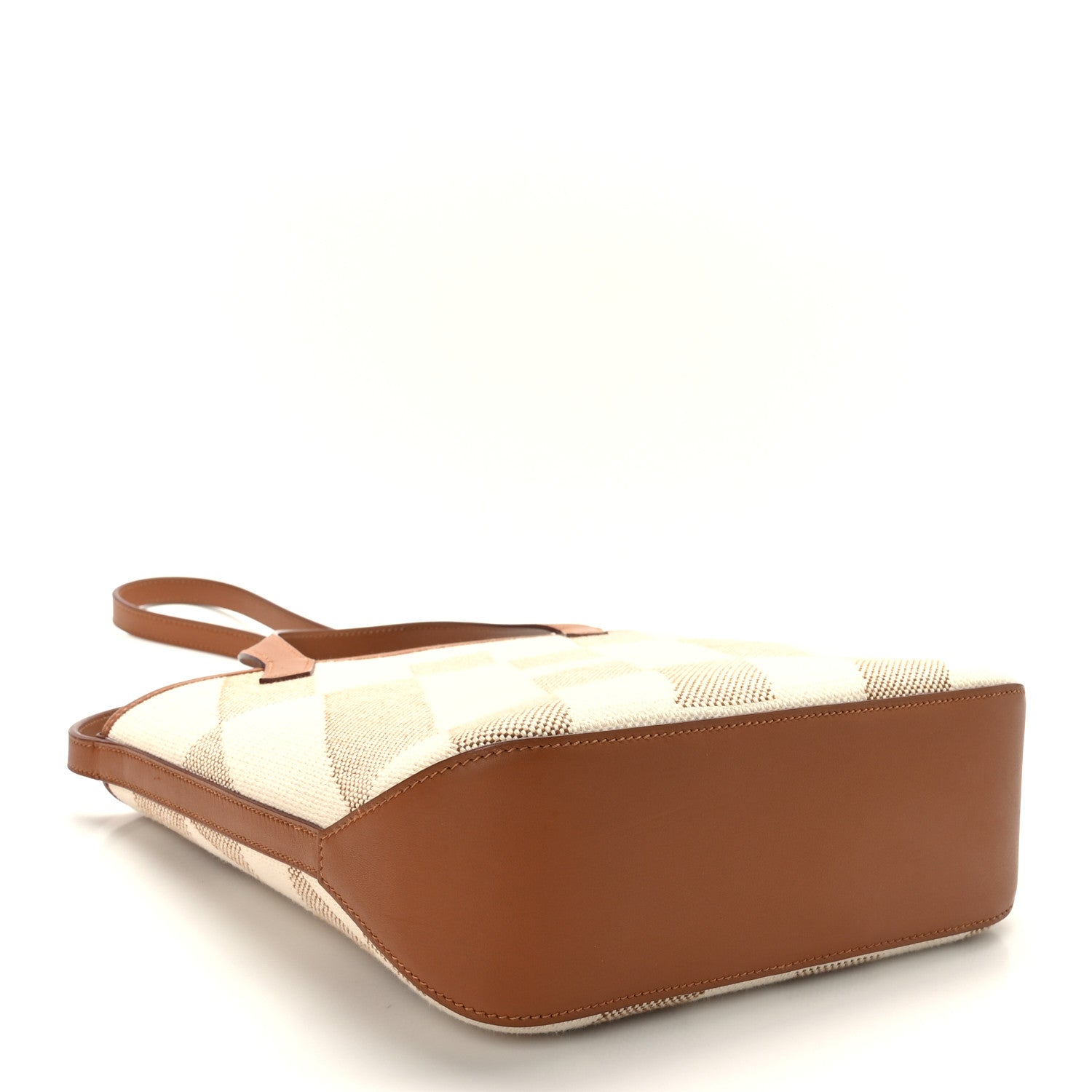 Hermes Swift Toile H Cabas H En Biais 27 Ecru Naturel Gold 4 of 9