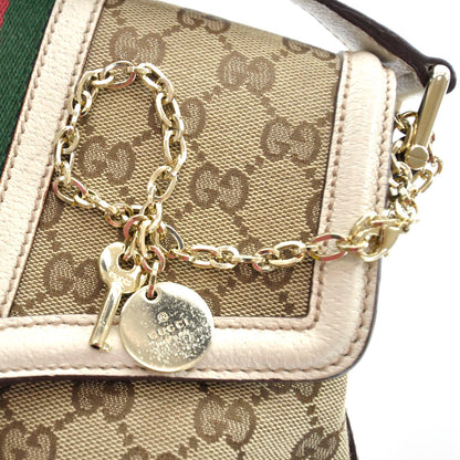 Gucci Monogram Treasure Flap Ivory 7 of 12
