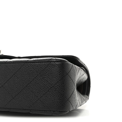 Chanel Caviar Quilted Medium Double Flap Black 10 of 11