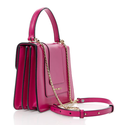 Bulgari Calfskin Serpenti Forever Top Handle Pink 6 of 21
