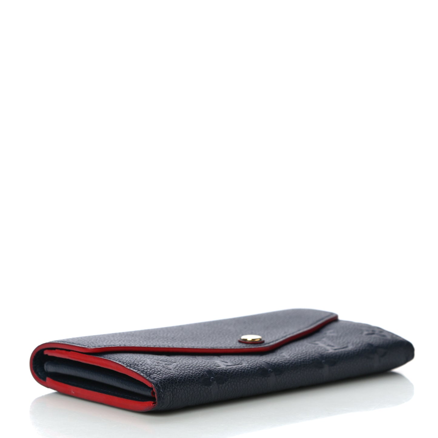 Empreinte Sarah Wallet NM Marine Rouge