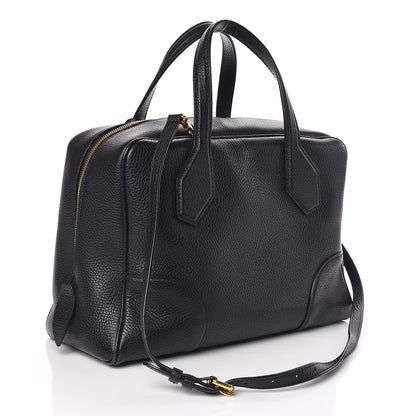 Louis Vuitton Taurillon Dora Ultra Soft MM Black 3 of 11