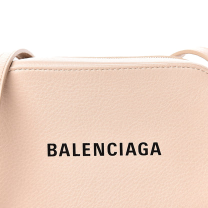 Balenciaga Calfskin Logo XS Everyday Camera Bag Light Beige Black 10 of 10