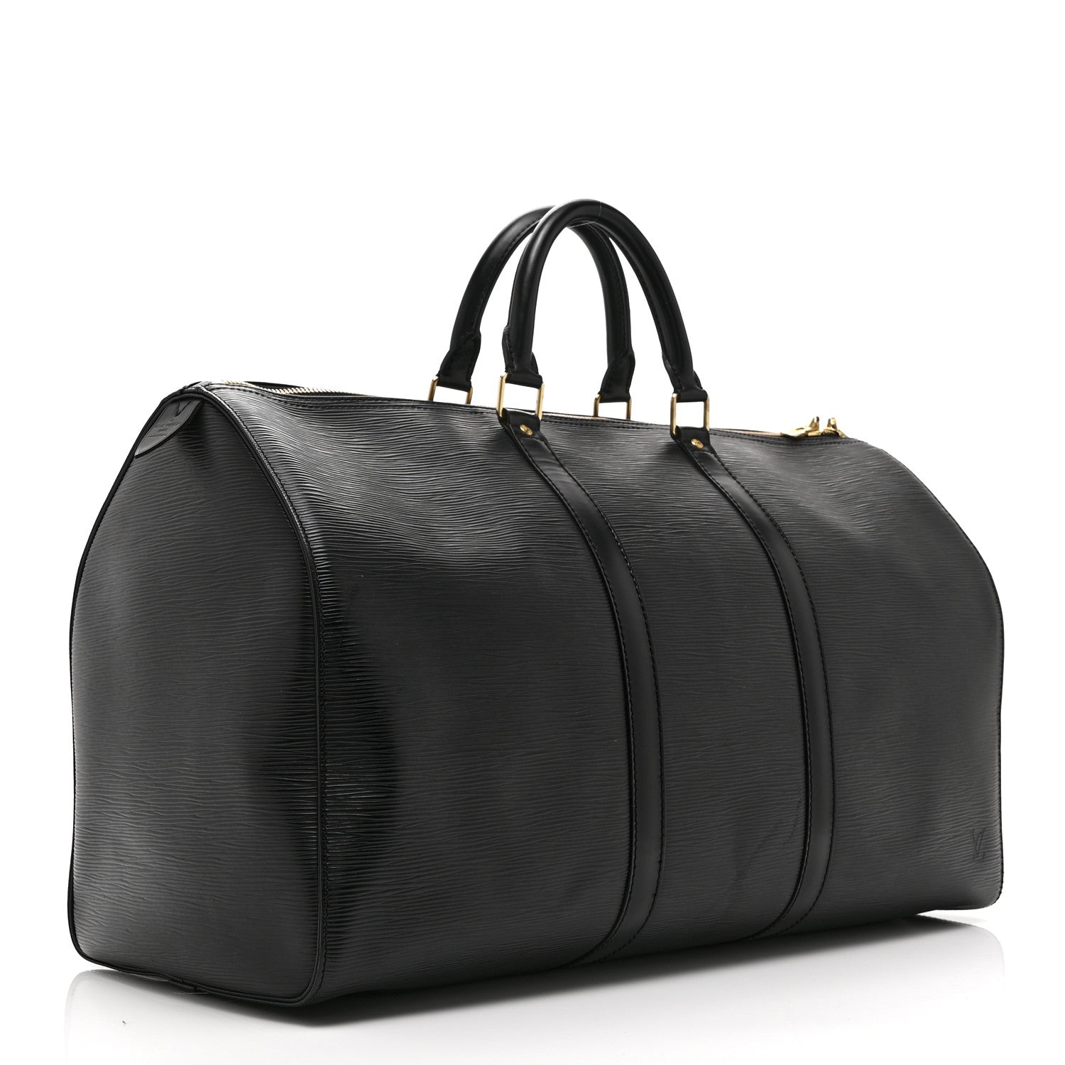 Louis Vuitton Epi Keepall 50 Black 2 of 11
