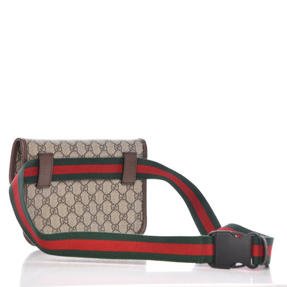 Gucci GG Supreme Monogram Neo Vintage Web Belt Bag Brown 3 of 9