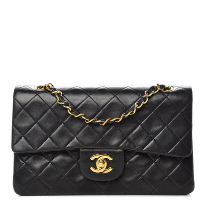 Chanel Lambskin Quilted Small Double Flap Black 1 of 17