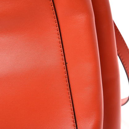 Fendi Vitello Morgan Fabric Jacquard Pequin Medium Peekaboo Iconic Satchel Papavero Tobacco Black 11 of 11