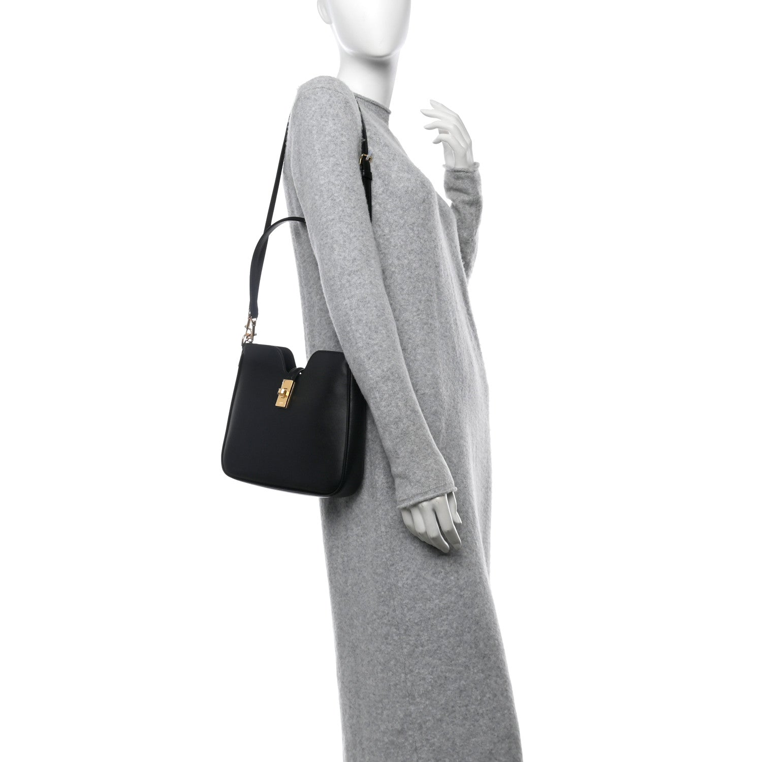 Celine Smooth Calfskin Small Camille 16 Soft Bag Black 2 of 10