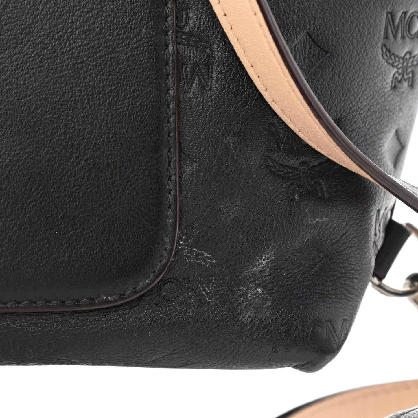 Calfskin Ottomar Monogram Essential Backpack Black