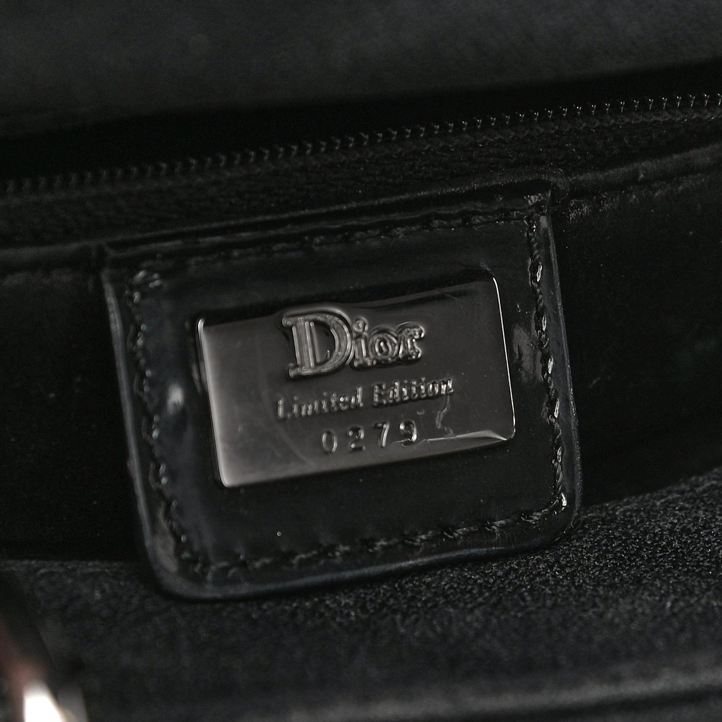Canvas Studded Cannage Mini Lady Dior Black