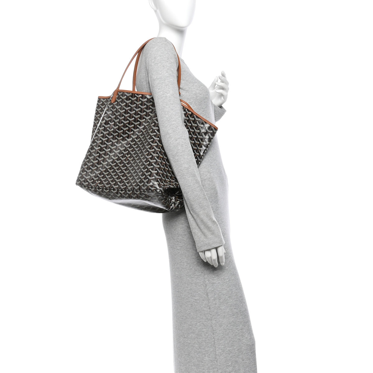 Goyard Goyardine Saint Louis GM Black Gold 2 of 11