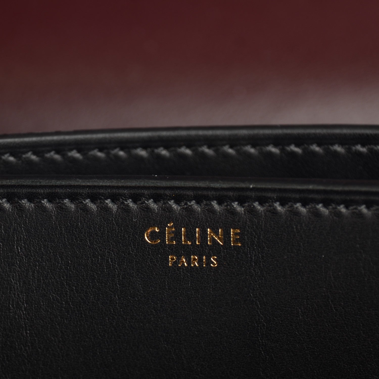 Celine Smooth Calfskin Large Case Chain Flap Black 6 of 8